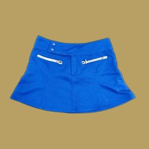 Blue Mini Skirt